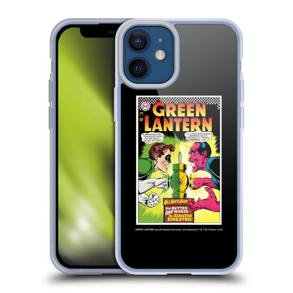 Green Lantern DC Comics Comic Book Covers Sinestro Soft Gel Case for Apple iPhone 12 Mini & MagSafe
