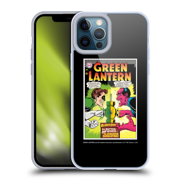 Green Lantern DC Comics Comic Book Covers Sinestro Soft Gel Case for Apple iPhone 12 Pro Max & MagSafe