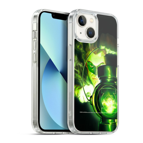 Green Lantern DC Comics Comic Book Covers Portrait Soft Gel Case for Apple iPhone 13