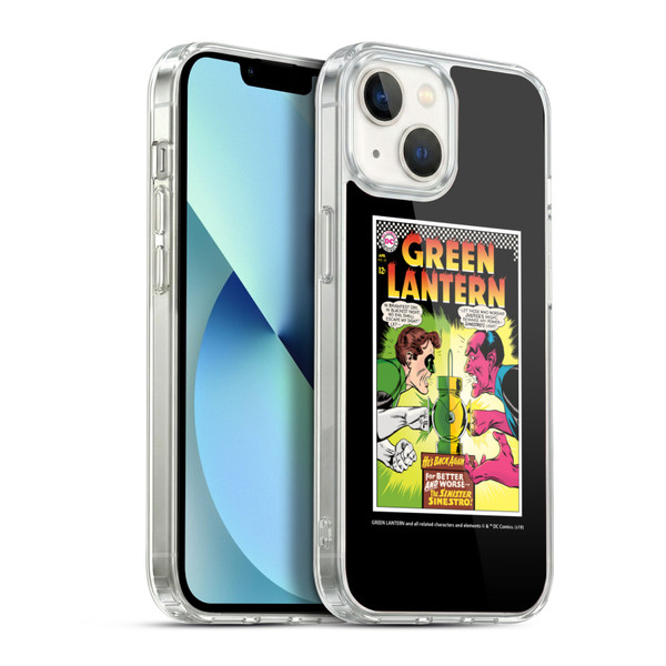 Green Lantern DC Comics Comic Book Covers Sinestro Soft Gel Case for Apple iPhone 13