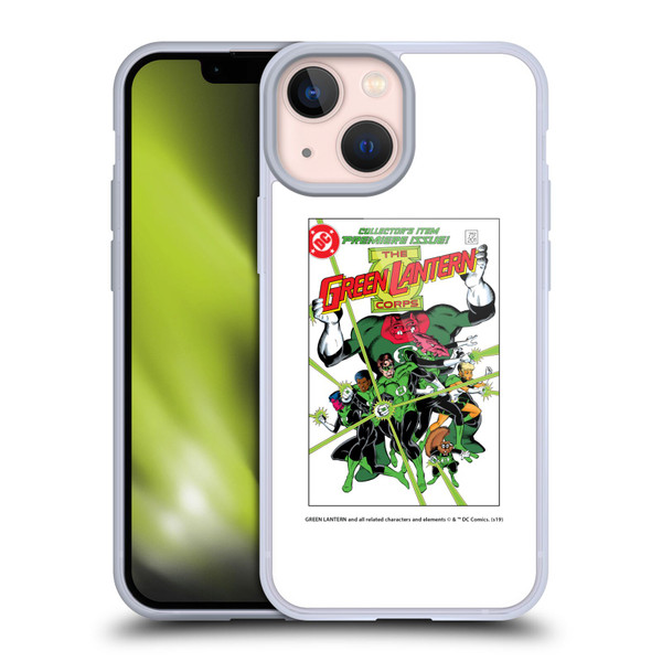 Green Lantern DC Comics Comic Book Covers Group 2 Soft Gel Case for Apple iPhone 13 Mini