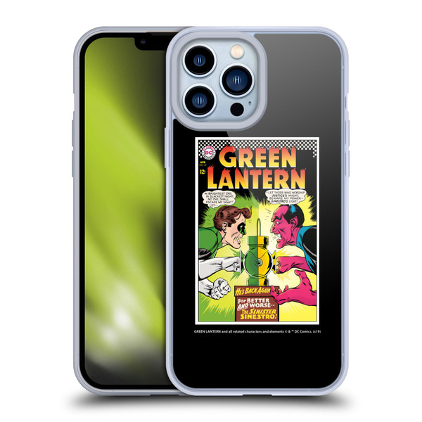 Green Lantern DC Comics Comic Book Covers Sinestro Soft Gel Case for Apple iPhone 13 Pro Max