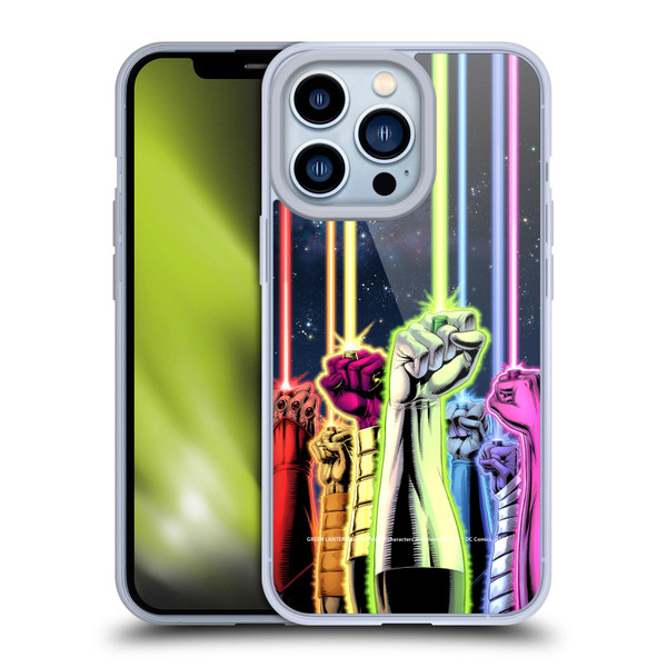 Green Lantern DC Comics Comic Book Covers Power Rings Soft Gel Case for Apple iPhone 13 Pro