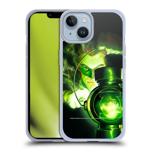 Green Lantern DC Comics Comic Book Covers Portrait Soft Gel Case for Apple iPhone 14