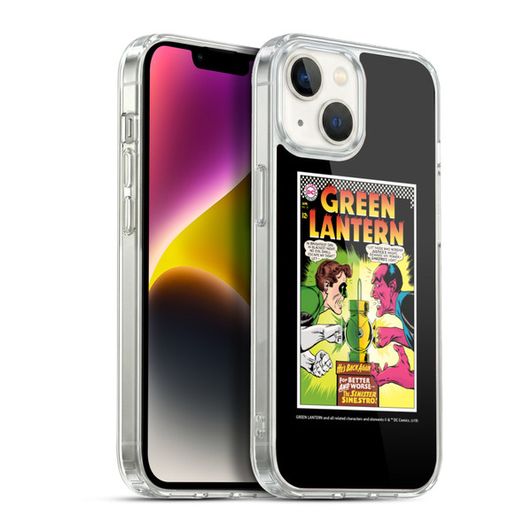 Green Lantern DC Comics Comic Book Covers Sinestro Soft Gel Case for Apple iPhone 14