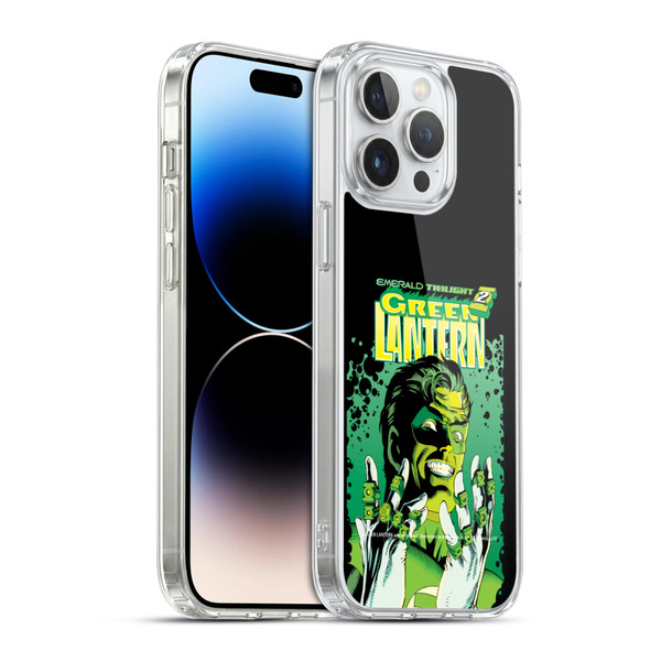 Green Lantern DC Comics Comic Book Covers Emerald Twilight Soft Gel Case for Apple iPhone 14 Pro Max & MagSafe
