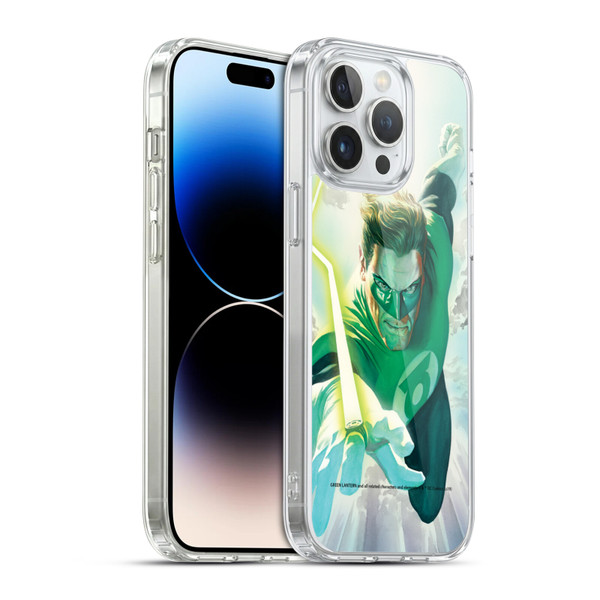 Green Lantern DC Comics Comic Book Covers Flight Soft Gel Case for Apple iPhone 14 Pro Max & MagSafe