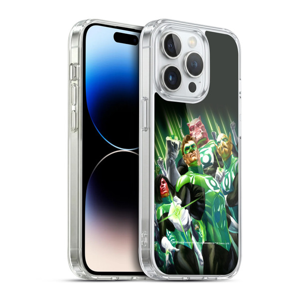 Green Lantern DC Comics Comic Book Covers Group Soft Gel Case for Apple iPhone 14 Pro & MagSafe