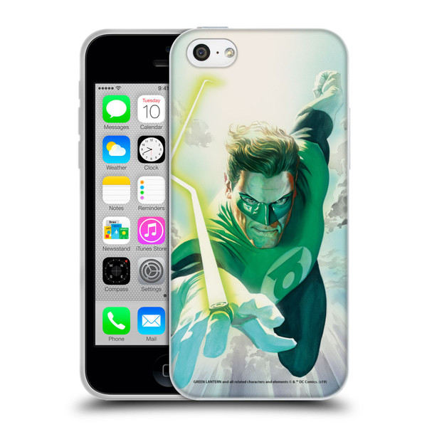 Green Lantern DC Comics Comic Book Covers Flight Soft Gel Case for Apple iPhone 5c