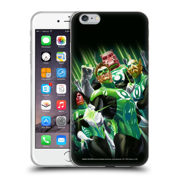 Green Lantern DC Comics Comic Book Covers Group Soft Gel Case for Apple iPhone 6 Plus / iPhone 6s Plus
