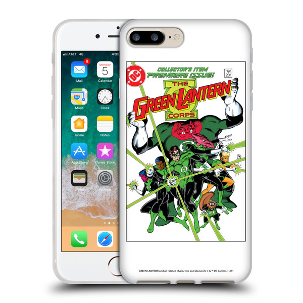 Green Lantern DC Comics Comic Book Covers Group 2 Soft Gel Case for Apple iPhone 7 Plus / 8 Plus & MagSafe