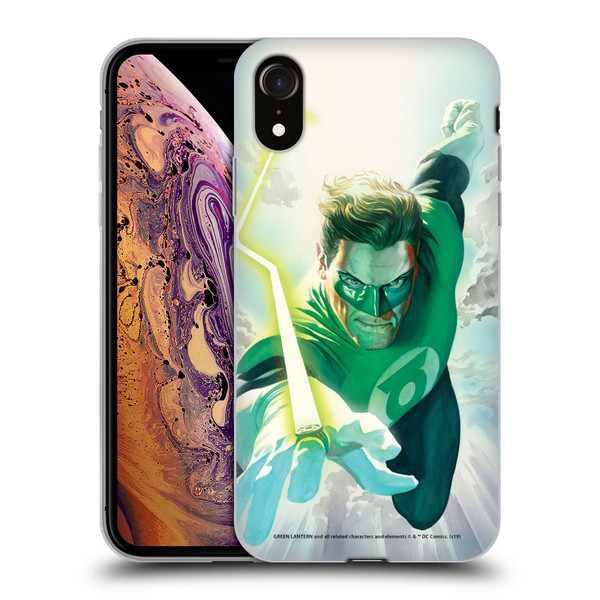 Green Lantern DC Comics Comic Book Covers Flight Soft Gel Case for Apple iPhone XR