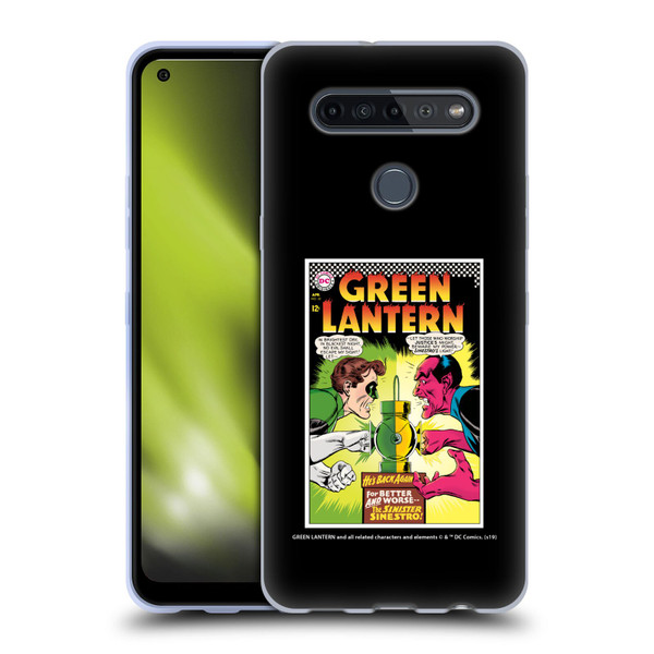 Green Lantern DC Comics Comic Book Covers Sinestro Soft Gel Case for LG K51S