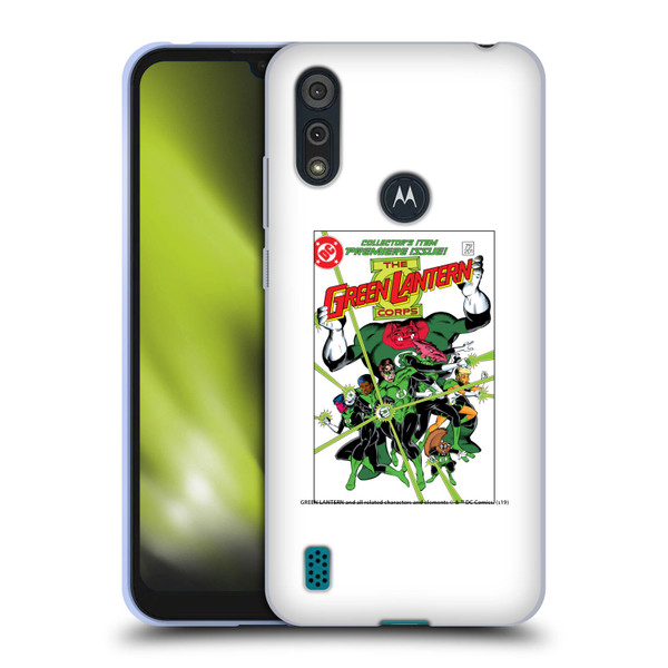 Green Lantern DC Comics Comic Book Covers Group 2 Soft Gel Case for Motorola Moto E6s (2020)