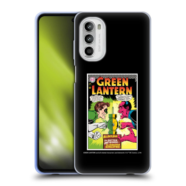 Green Lantern DC Comics Comic Book Covers Sinestro Soft Gel Case for Motorola Moto G52