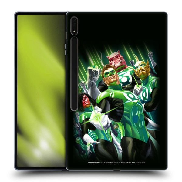 Green Lantern DC Comics Comic Book Covers Group Soft Gel Case for Samsung Galaxy Tab S8 Ultra