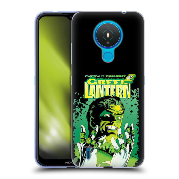 Green Lantern DC Comics Comic Book Covers Emerald Twilight Soft Gel Case for Nokia 1.4