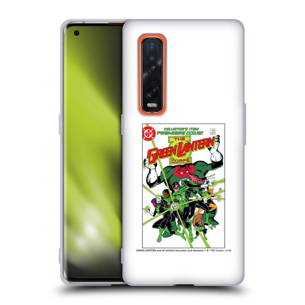 Green Lantern DC Comics Comic Book Covers Group 2 Soft Gel Case for OPPO Find X2 Pro 5G