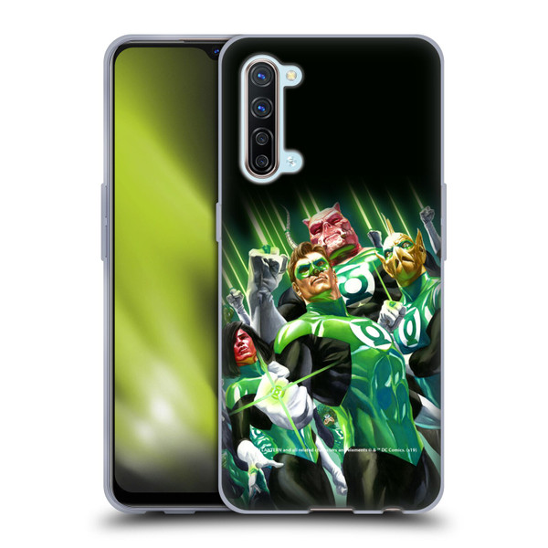 Green Lantern DC Comics Comic Book Covers Group Soft Gel Case for OPPO Find X2 Lite 5G