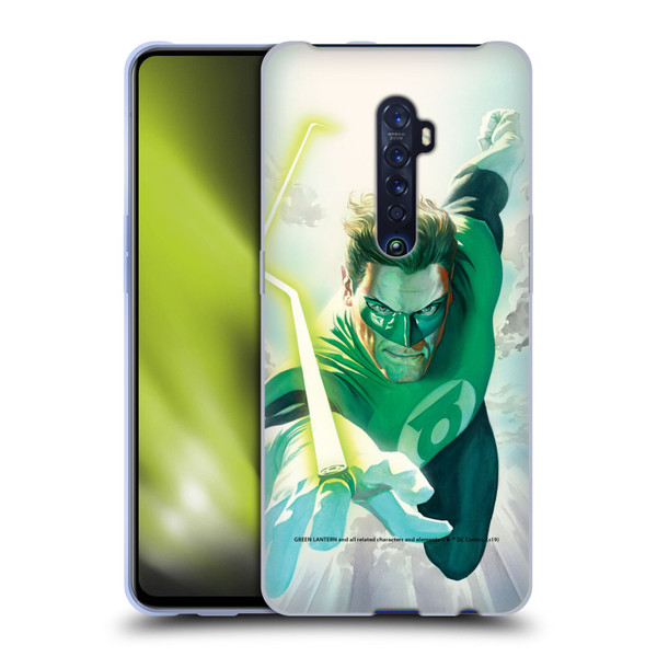 Green Lantern DC Comics Comic Book Covers Flight Soft Gel Case for OPPO Reno 2