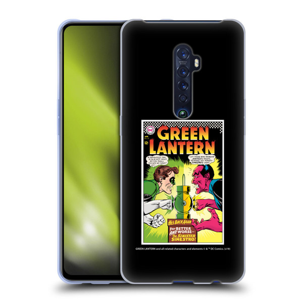 Green Lantern DC Comics Comic Book Covers Sinestro Soft Gel Case for OPPO Reno 2