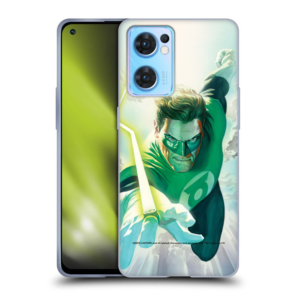 Green Lantern DC Comics Comic Book Covers Flight Soft Gel Case for OPPO Reno7 5G / Find X5 Lite