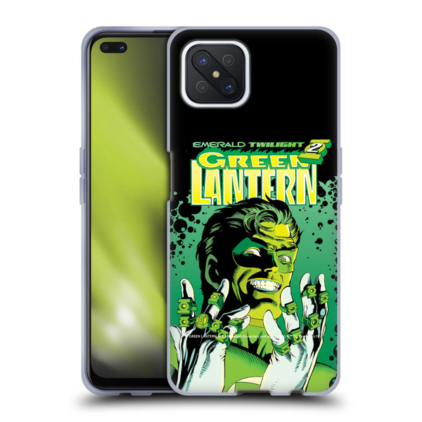 Green Lantern DC Comics Comic Book Covers Emerald Twilight Soft Gel Case for OPPO Reno4 Z 5G