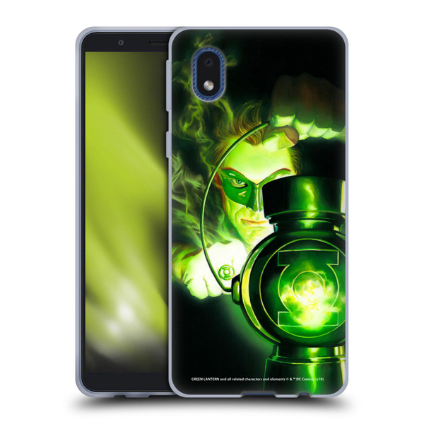 Green Lantern DC Comics Comic Book Covers Portrait Soft Gel Case for Samsung Galaxy A01 Core (2020)