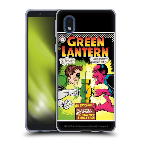 Green Lantern DC Comics Comic Book Covers Sinestro Soft Gel Case for Samsung Galaxy A01 Core (2020)