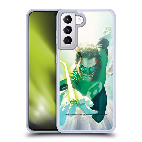 Green Lantern DC Comics Comic Book Covers Flight Soft Gel Case for Samsung Galaxy S21 5G & MagSafe