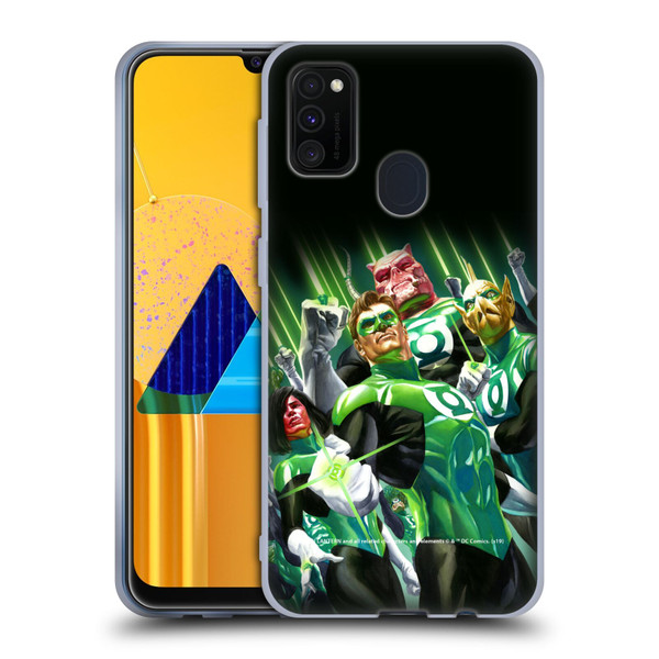 Green Lantern DC Comics Comic Book Covers Group Soft Gel Case for Samsung Galaxy M30s (2019)/M21 (2020)