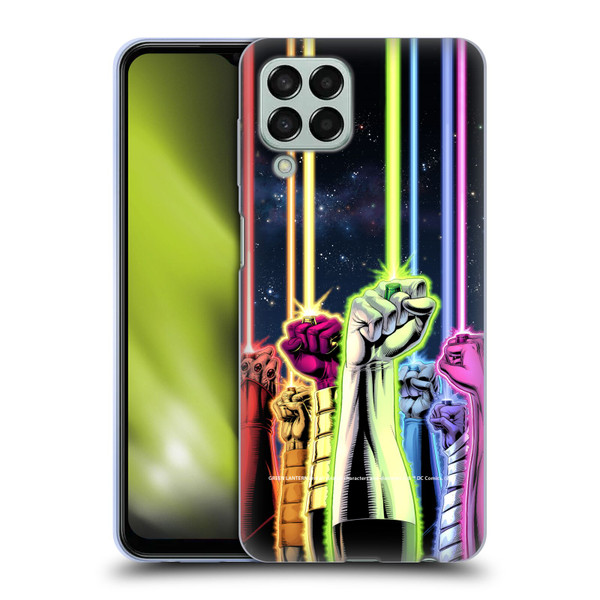 Green Lantern DC Comics Comic Book Covers Power Rings Soft Gel Case for Samsung Galaxy M33 (2022)