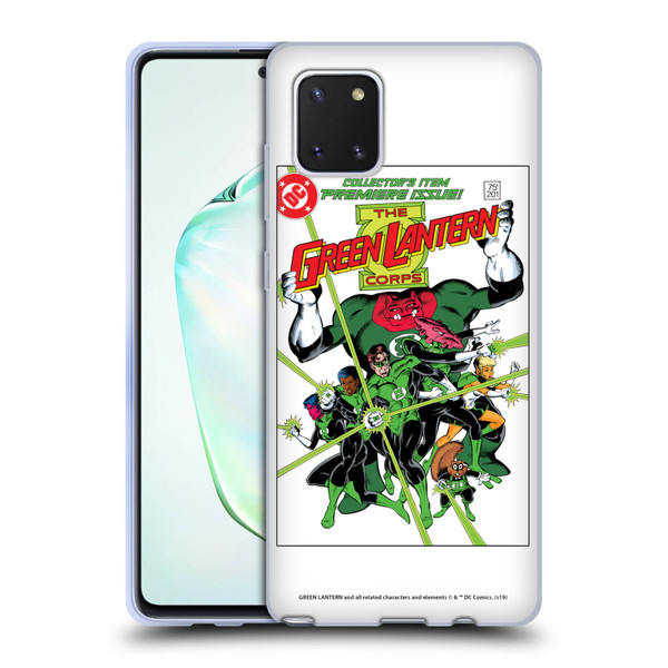 Green Lantern DC Comics Comic Book Covers Group 2 Soft Gel Case for Samsung Galaxy Note10 Lite