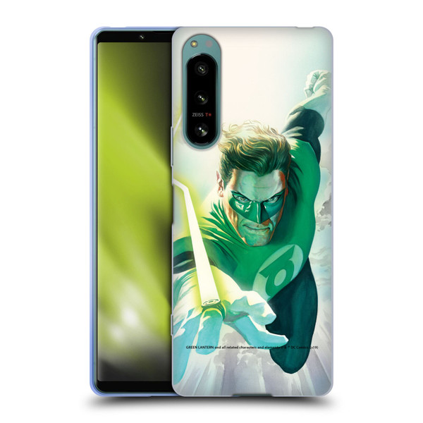 Green Lantern DC Comics Comic Book Covers Flight Soft Gel Case for Sony Xperia 5 IV