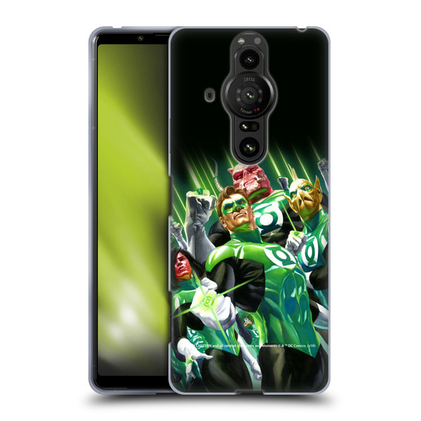 Green Lantern DC Comics Comic Book Covers Group Soft Gel Case for Sony Xperia Pro-I
