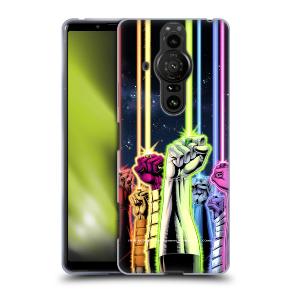 Green Lantern DC Comics Comic Book Covers Power Rings Soft Gel Case for Sony Xperia Pro-I