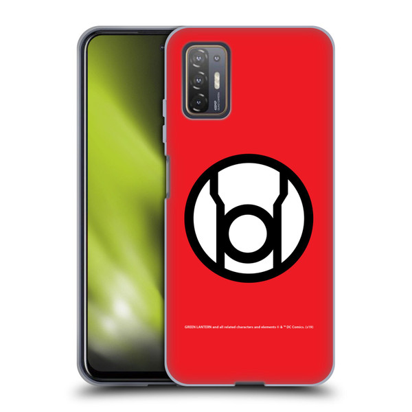 Green Lantern DC Comics Lantern Corps Red Soft Gel Case for HTC Desire 21 Pro 5G