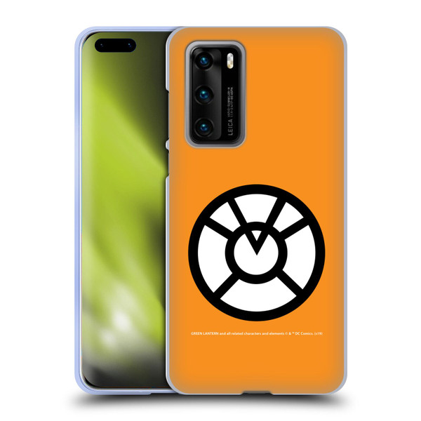 Green Lantern DC Comics Lantern Corps Orange Soft Gel Case for Huawei P40 5G