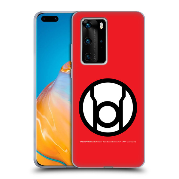 Green Lantern DC Comics Lantern Corps Red Soft Gel Case for Huawei P40 Pro / P40 Pro Plus 5G