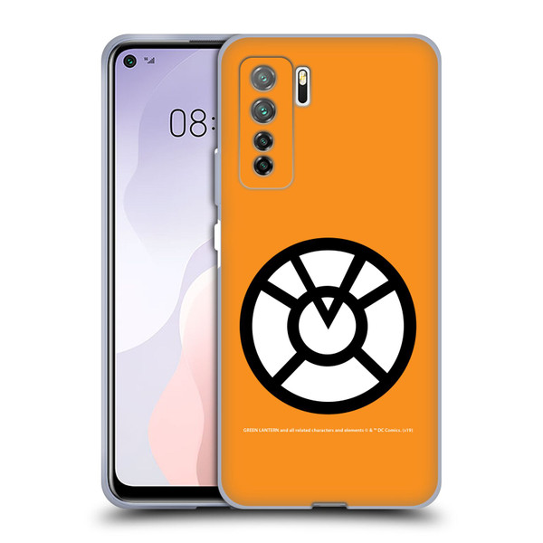 Green Lantern DC Comics Lantern Corps Orange Soft Gel Case for Huawei Nova 7 SE/P40 Lite 5G