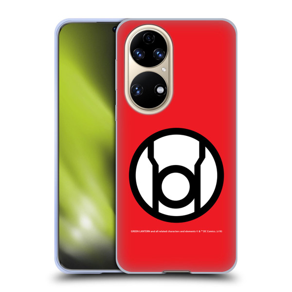 Green Lantern DC Comics Lantern Corps Red Soft Gel Case for Huawei P50