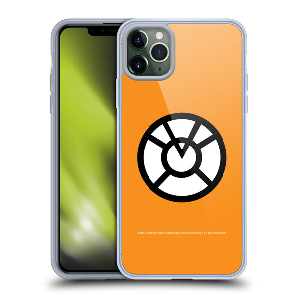 Green Lantern DC Comics Lantern Corps Orange Soft Gel Case for Apple iPhone 11 Pro Max