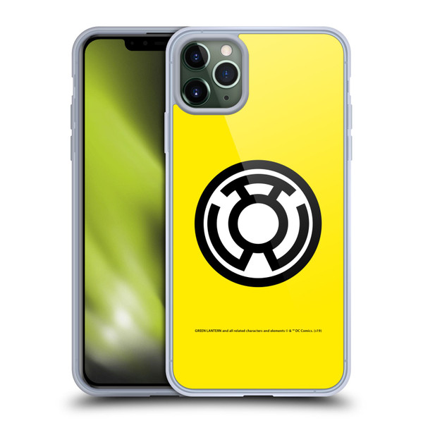 Green Lantern DC Comics Lantern Corps Sinestro Soft Gel Case for Apple iPhone 11 Pro Max