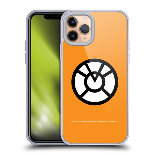 Green Lantern DC Comics Lantern Corps Orange Soft Gel Case for Apple iPhone 11 Pro