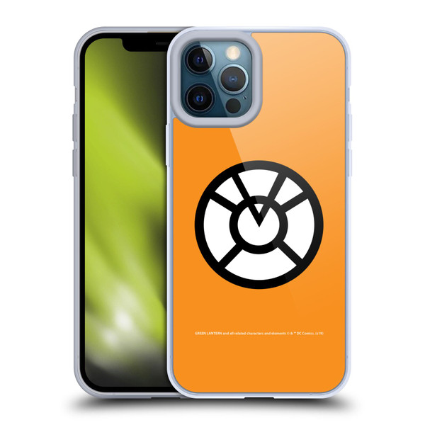 Green Lantern DC Comics Lantern Corps Orange Soft Gel Case for Apple iPhone 12 Pro Max