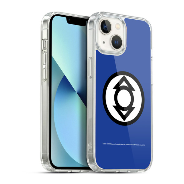 Green Lantern DC Comics Lantern Corps Indigo Soft Gel Case for Apple iPhone 13