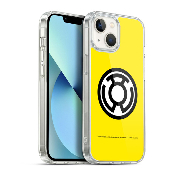 Green Lantern DC Comics Lantern Corps Sinestro Soft Gel Case for Apple iPhone 13