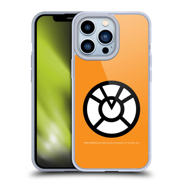 Green Lantern DC Comics Lantern Corps Orange Soft Gel Case for Apple iPhone 13 Pro
