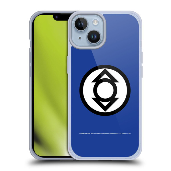 Green Lantern DC Comics Lantern Corps Indigo Soft Gel Case for Apple iPhone 14