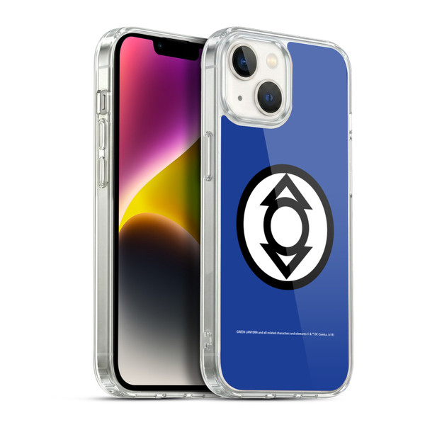 Green Lantern DC Comics Lantern Corps Indigo Soft Gel Case for Apple iPhone 14